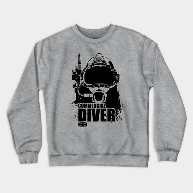 British Commercial Diver Crewneck Sweatshirt by TCP